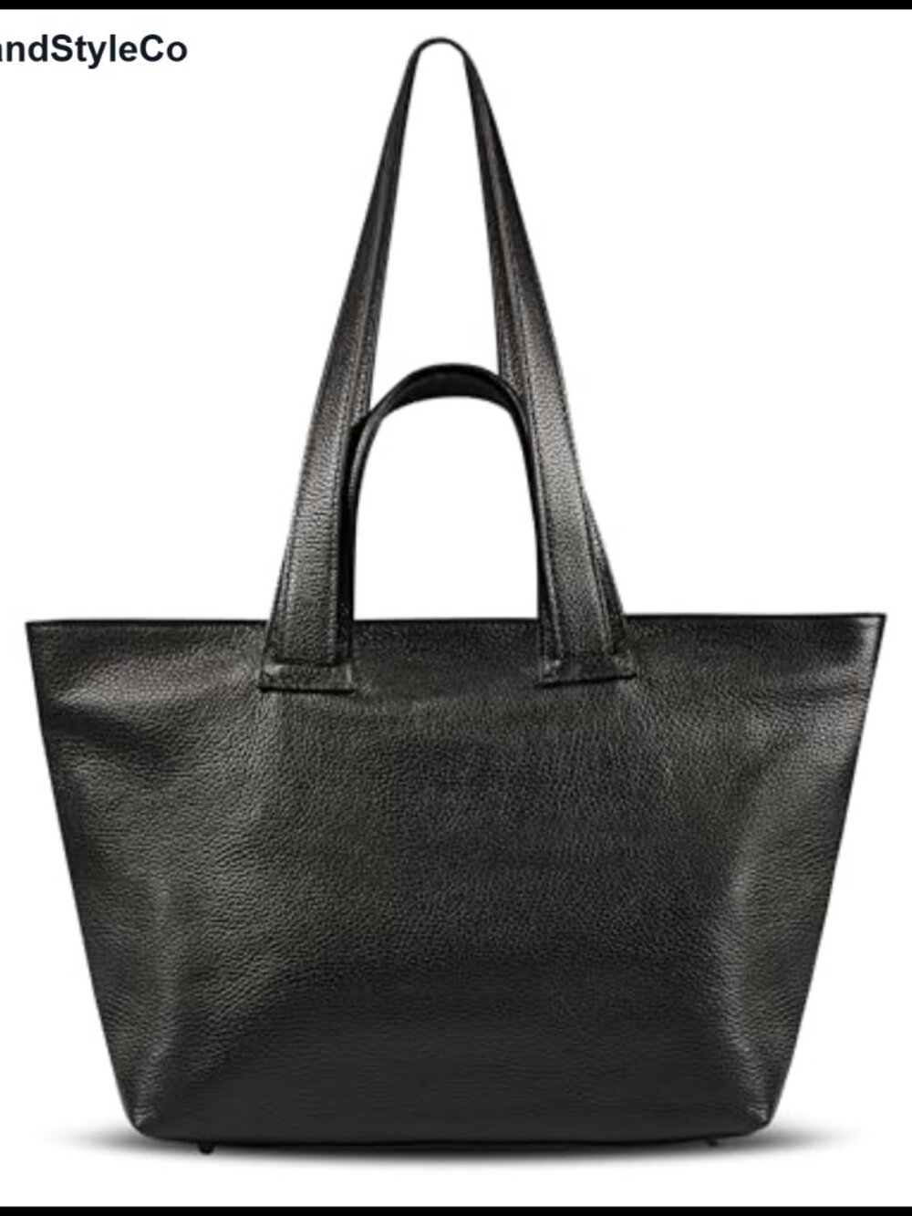 Italian Full-Grain Leather Tote Bag for Women, Soft Shoulder Purse